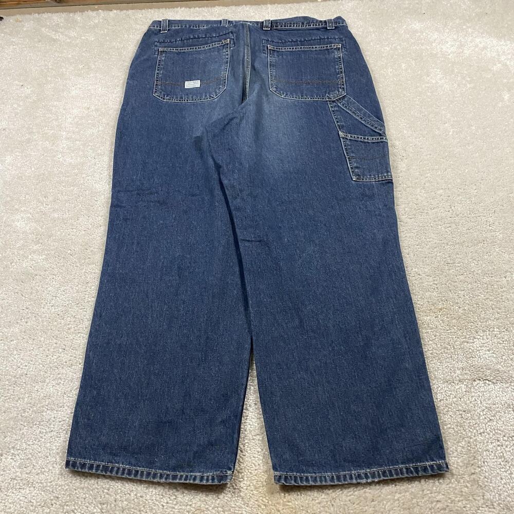 VTG Old Navy Painters Jeans Mens 40x30 Blue Baggy Wide Leg Carpenter Workwear